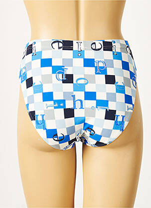 Bas de maillot de bain imprimé fantaisie culotte bleu CHIPIE femme