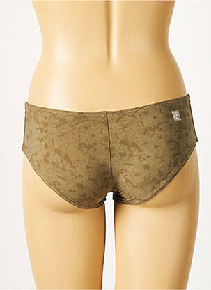 Bas de maillot de bain micro fibres culotte vert CULTURE BEACH femme