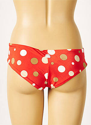 Bas de maillot de bain micro fibres culotte rouge SUNDEK femme