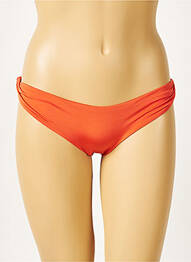 Bas de maillot de bain micro fibres culotte orange NAELIE femme