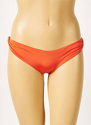 Bas de maillot de bain micro fibres culotte orange NAELIE femme