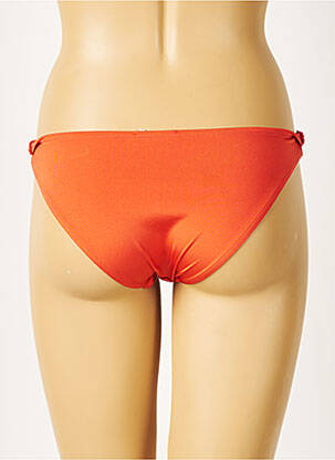 Bas de maillot de bain micro fibres culotte orange NAELIE femme