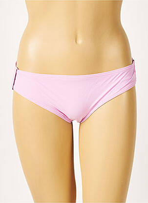 Bas de maillot de bain micro fibres culotte violet CALVIN KLEIN femme