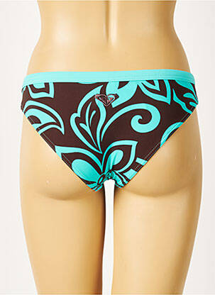 Bas de maillot de bain imprimé fantaisie culotte bleu ROXY femme