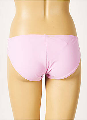 Bas de maillot de bain micro fibres culotte violet CALVIN KLEIN femme