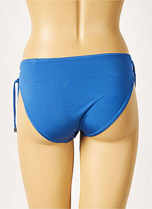 Bas de maillot de bain micro fibres culotte bleu HUIT femme