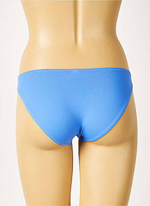 Bas de maillot de bain micro fibres culotte bleu MORGAN femme