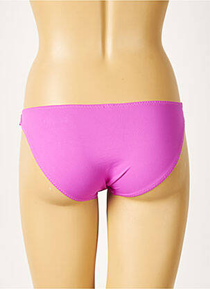 Bas de maillot de bain micro fibres culotte violet MORGAN femme
