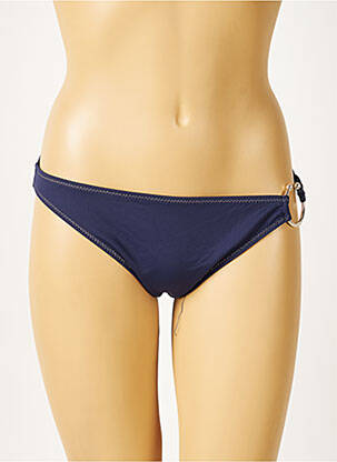 Bas de maillot de bain micro fibres culotte bleu MORGAN femme