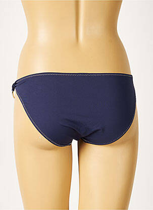 Bas de maillot de bain micro fibres culotte bleu MORGAN femme