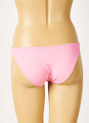 Bas de maillot de bain micro fibres culotte rose MORGAN femme