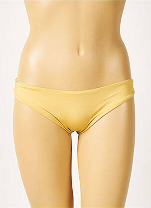 Bas de maillot de bain micro fibres culotte jaune SUNDEK femme