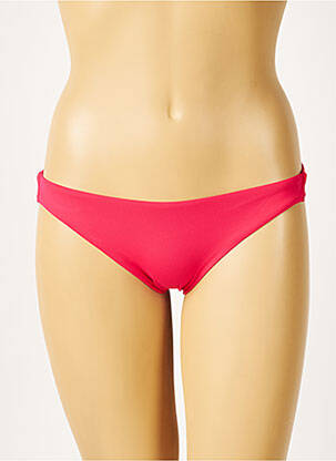 Bas de maillot de bain micro fibres culotte rose SUNDEK femme
