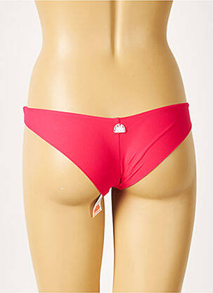 Bas de maillot de bain micro fibres culotte rose SUNDEK femme