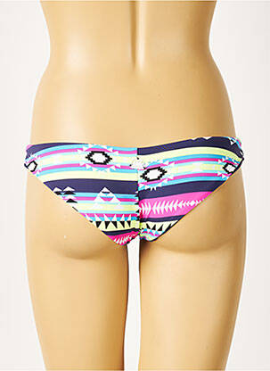 Bas de maillot de bain imprimé fantaisie culotte rose SUNDEK femme