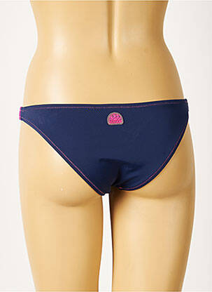 Bas de maillot de bain micro fibres culotte bleu SUNDEK femme