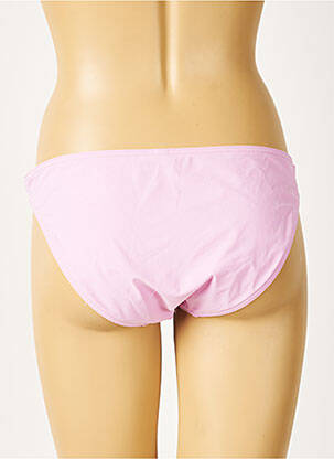 Bas de maillot de bain micro fibres culotte violet CALVIN KLEIN femme