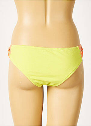 Bas de maillot de bain micro fibres culotte vert LUZ femme