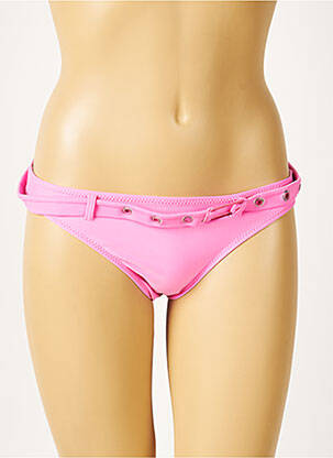 Bas de maillot de bain micro fibres culotte rose ROXY femme