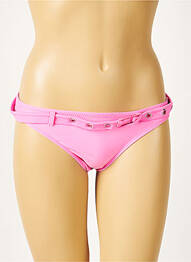 Bas de maillot de bain micro fibres culotte rose ROXY femme
