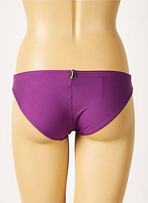 Bas de maillot de bain micro fibres culotte violet IODUS femme