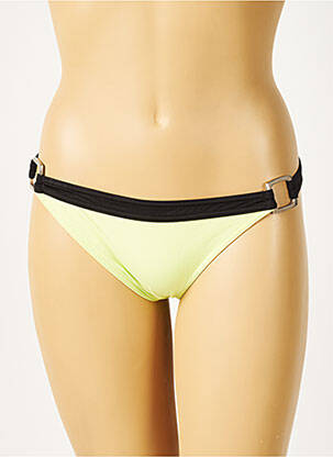 Bas de maillot de bain micro fibres culotte vert LIVIA femme