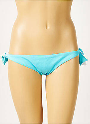 Bas de maillot de bain micro fibres culotte bleu SUNDEK femme