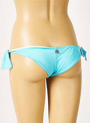 Bas de maillot de bain micro fibres culotte bleu SUNDEK femme