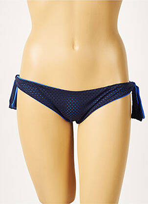 Bas de maillot de bain micro fibres culotte bleu SUNDEK femme