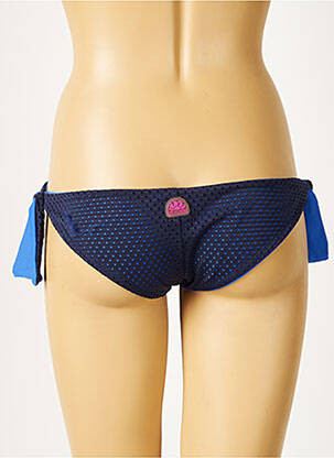 Bas de maillot de bain micro fibres culotte bleu SUNDEK femme