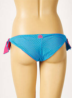 Bas de maillot de bain micro fibres culotte bleu SUNDEK femme