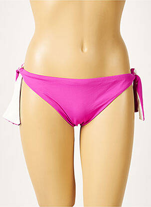 Bas de maillot de bain réversible culotte rose JOG femme