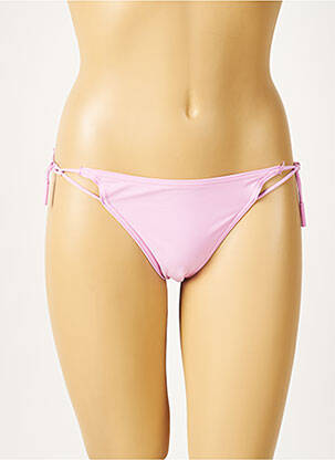 Bas de maillot de bain micro fibres culotte violet CALVIN KLEIN femme