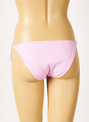 Bas de maillot de bain micro fibres culotte violet CALVIN KLEIN femme