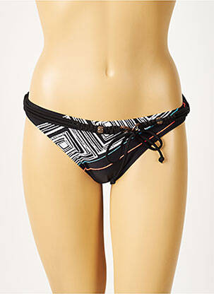 Bas de maillot de bain fermeture liens à nouer culotte noir RIP CURL femme
