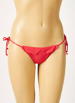 Bas de maillot de bain imprimé rayures culotte rouge BILLABONG femme