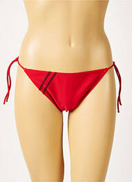 Bas de maillot de bain micro fibres culotte rouge DDP femme