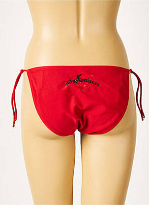 Bas de maillot de bain micro fibres culotte rouge DDP femme