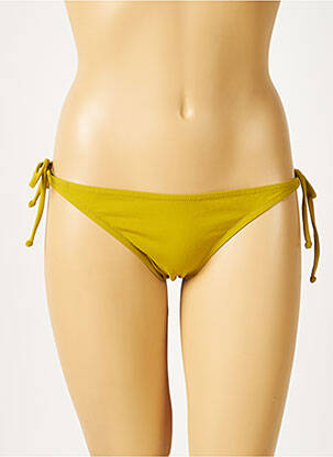 Bas de maillot de bain micro fibres culotte vert LAURA URBINATI femme