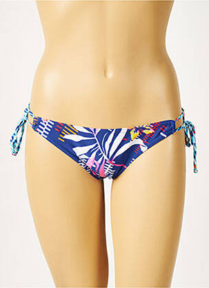 Bas de maillot de bain imprimé fleurs culotte bleu REEF femme
