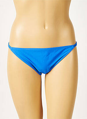 Bas de maillot de bain micro fibres culotte bleu NAELIE femme