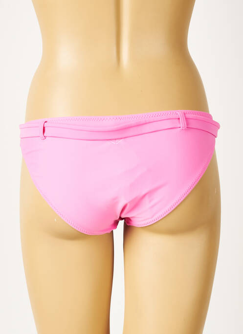 Bas de maillot de bain micro fibres culotte rose ROXY femme