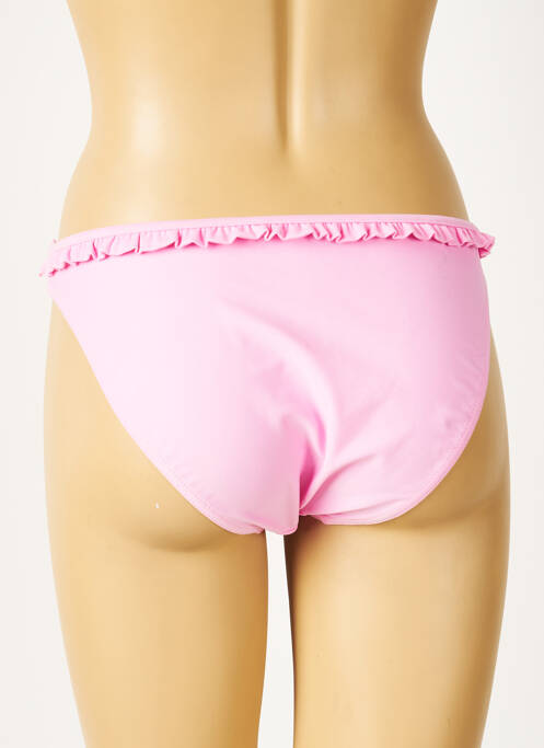 Bas de maillot de bain micro fibres culotte rose NAF NAF femme