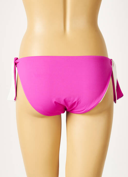 Bas de maillot de bain réversible culotte rose JOG femme