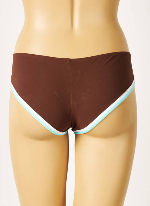 Bas de maillot de bain marron HUIT pour femme