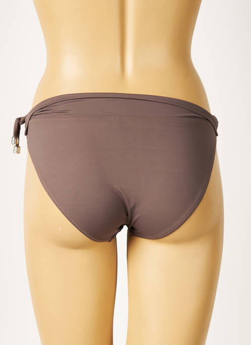 Bas de maillot de bain marron MORGAN pour femme