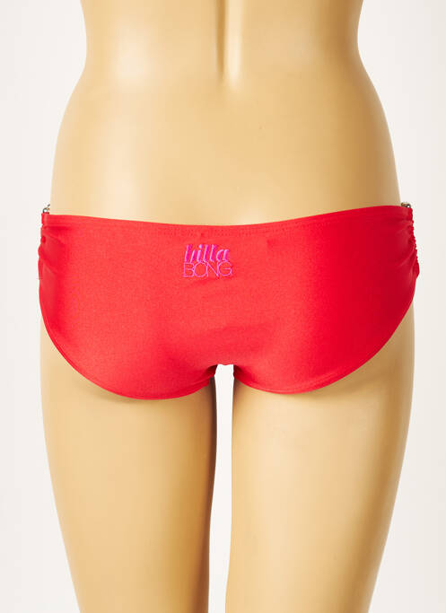 Bas de maillot de bain rouge BILLABONG pour femme
