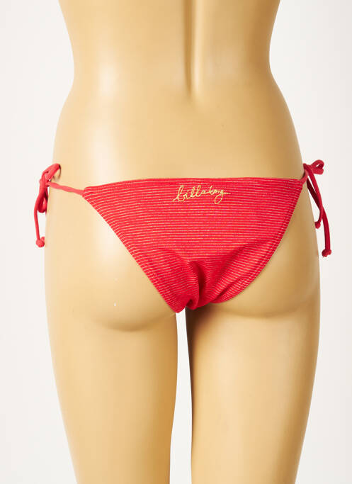 Bas de maillot de bain rouge BILLABONG pour femme