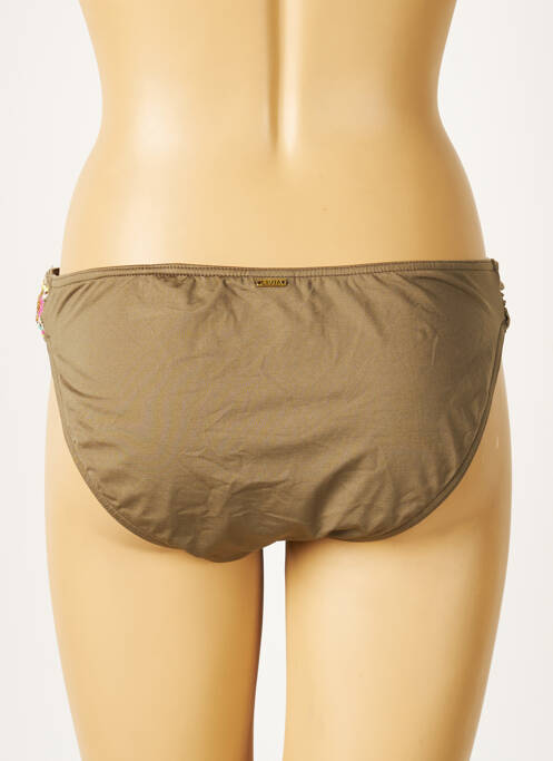 Bas de maillot de bain vert LIVIA pour femme
