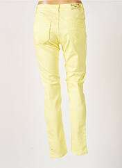 Pantalon droit jaune QUATRE VINGT JOURS pour femme seconde vue